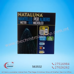 CHRISTMAS TREE CURTAIN LIGHTS WARM WHITE 2.MTR 1120MICROLED 563532