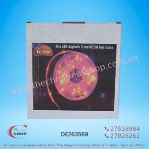 LED DIGITAL 5 MT ROPE LIGHTS  RED DE263569