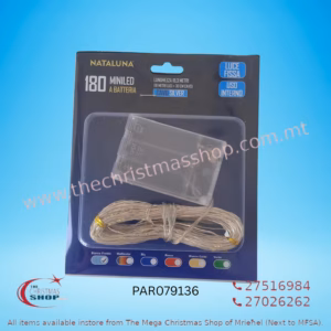 180 BATTERY OPERATED ICE WHITE MICROLED 18MT . PAR079136