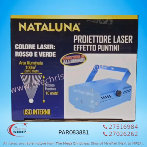 ALLUMINIO LASER WITH RED AND GREEN COLOR. 10X10MT PAR083881