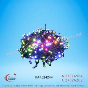 180 LED STRING OUTDOOR FAIRY LIGHTS MULTI COLOUR 9+5M. PAR514244