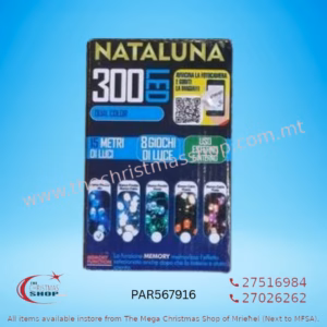 DUAL COLOUR BLUE/ICE WHITE LED LIGHTS BY 300 15METERS+5MT WIRE TO PLUG PAR567916