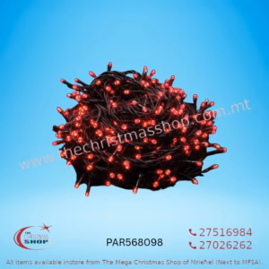750 LED STRING OUTDOOR/INDOOR FAIRY LIGHTS WITH MEMORY 37.5MT RED. PAR568098