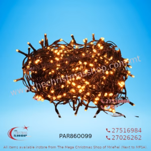 750 LED STRING WITH MEMORY OUTDOOR FAIRY LIGHTS GOLD. PAR860099