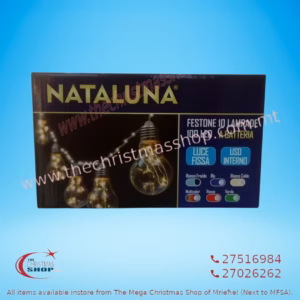 10 BATTERY OPERATED FESTIVE LAMPS WITH 100LED INDOOR MULTI. 077309