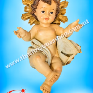 BABY JESUS WITH HALO 17CM - 085900