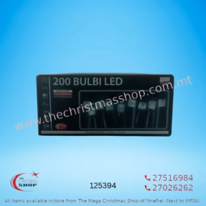200 LED LIGHTS FOR OUTDOOR. 12MT WARM WHITE 125394