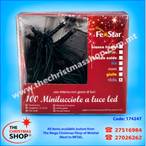100 LED LIGHTS FOR INDOOR 5.96MT VIOLA DE174247