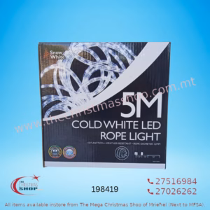 5MT LED ROPE LIGHTS COLD WHITE   PMS198419