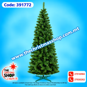 CHRISTMAS TREE SLIM FIR KAROLINA 220CMS - 391772