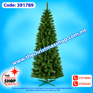 CHRISTMAS TREE SLIM FIR KAROLINA 240CMS - 391789