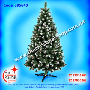 CHRISTMAS TREE PINE VERONA WHITE TIPS 240CMS - 395640