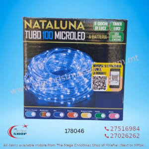 100 MICROLED ROPELIGHTS WITH TIMER FOR OUTDOOR/INDOOR  RED.564724
