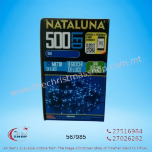 500 LED LIGHTS WITH MEMORY COLOR BLUE 25MT 567985