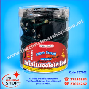 100 LED LIGHTS FOR INDOOR ICE WHITE 757402
