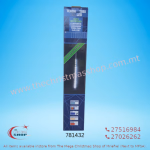 192 LED IN 8 TUBES, RAIN EFFECT 5MT X 30CM BLUE COLOR 781432