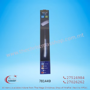 192 LED IN 8 TUBES, RAIN EFFECT 5MT X 30CM RED COLOR 781449
