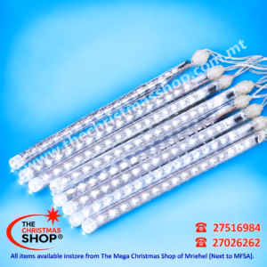 10 WHITE LED TUBES CURTAIN LIGHTS 4X0.5METERS 480LED FOR INDOOR AND OUT DOOR USE PAR781654
