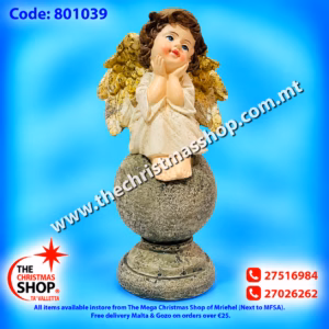 BABY ANGEL SITTING ON A BALL 801039