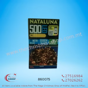 500 LED LIGHTS WITH MEMORY GOLD COLOR 25MT 860075