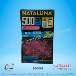 500 LED LIGHTS WITH MEMORY COLOR PINK 25MT 860082