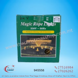 6MT CHASING ROPE LIGHTS FOR INDOOR USE YELLOW COLOR  945558