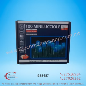 100 MINILICCIOLE LIGHTS FOR INDOOR. 4MT BLUE COLOR 988487