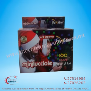 100 MINILUCCIOLE INDOOR LIGHTS RED DE013454