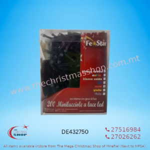200 LED LIGHTS FOR INDOOR 9.64MT RED DE432750