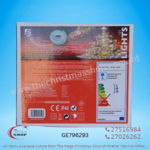 480LED NEON STEADY LIGHTS 4MT ICE WHITE FOR OUTDOOR USE GE796293