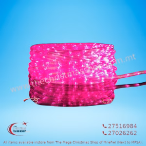 10 METERS PINK ROPE LIGHT. 240 LED. INDOOR AND OUTDOOR - PAR003458