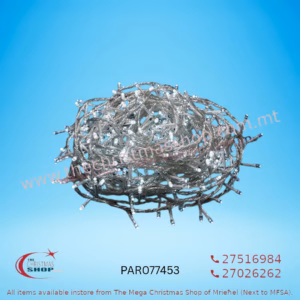 300 LED ICE WHITE LIGHTS. TRANSPARENT WIRE+MEMORY. INDOOR AND OUTDOOR USE. PAR077453