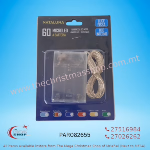 60 BATTERY OPERATED MULTI MICROLED 6MT . PAR082655