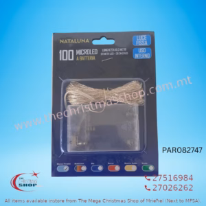 100 BATTERY OPERATED ICE WHITE MICROLED 10MT . PAR082747