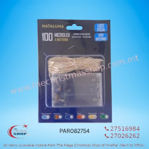 100 MICRO LED BATTERY OPERATED 10 MT WARM WHITE . PAR082754