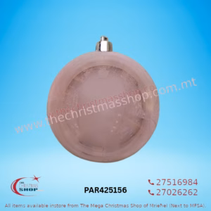 GLOSSY PINK BAUBLE 15CM - PAR425156