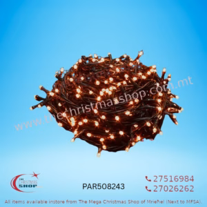 300 LED STRING OUTDOOR FAIRY LIGHTS WARM WHITE WITH TIMER. PAR508243