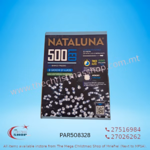 500 LED ICE WHITE MEMORY FAIRY LIGHTS. INDOOR AND OUTDOOR USE. PAR508328
