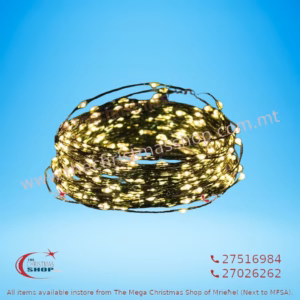 100 WARM WHITE MICRO LED IN TUBE/BOX. INDOOR AND OUTDOOR USE. PAR561600