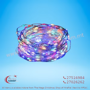 100 MULTI SILVER MICRO LED. 5M+5M INDOOR AND OUTDOOR USE. PAR562171
