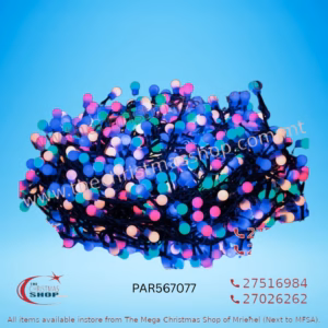 180 LED MULTICOLOUR BALL LIGHTS. INDOOR AND OUTDOOR USE. PAR567077