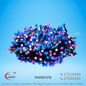 300 LED MULTICOLOUR BALL LIGHTS 15MT. INDOOR AND OUTDOOR USE. PAR567176