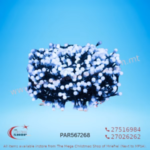 500 LED ICE WHITE BALL LIGHTS. INDOOR AND OUTDOOR USE WITH MEMORY PAR567268