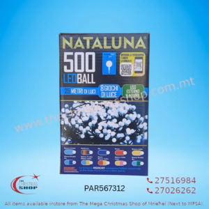 500 DUAL LED ICE WHITE WITH BLUE BALL LIGHTS. INDOOR AND OUTDOOR USE WITH MEMORY PAR567312