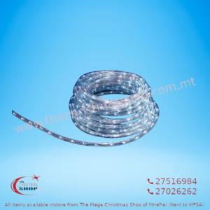 10 METERS ICE WHITE ROPE LIGHT. 240 LED. INDOOR AND OUTDOOR USE. PAR784723