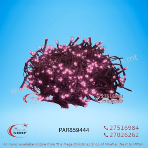 180 LED STRING OUTDOOR/INDOOR FAIRY LIGHTS WITH MEMORY PINK. PAR859444