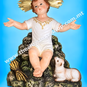 SITTING BABY JESUS 33X40CM CODE CB6