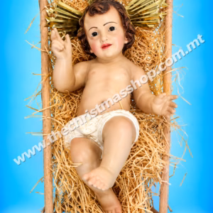 BABY JESUS WITH CRIB. SIZE 35CMS. CODE LG35
