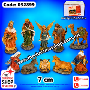 10PC RESIN NATIVITY  7CM  DE032899