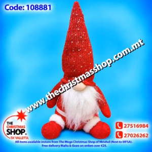 SITTING GNOME 38X20CM - 108881